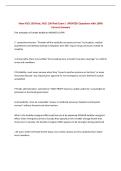 New HSCI 130 final&comma; HSCI 130 final Exam &vert; UPDATED Questions with 100&percnt; Correct Answers&NewLine;
