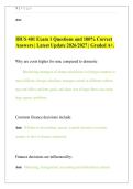 IBUS 401 Exam 1 Questions and 100&percnt; Correct&NewLine;Answers &vert; Latest Update 2026&sol;2027 &vert; Graded A&plus;&period;