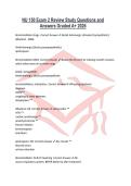 NU 150 - Exam 2 Review Study Questions and Answers Graded A&plus; 2026