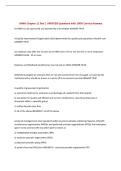 IHMO Chapter 11 Test &vert; UPDATED Questions with 100&percnt; Correct Answers&NewLine;