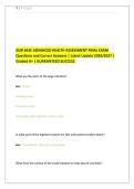 NUR 643E ADVANCED HEALTH ASSESSMENT FINAL EXAM&NewLine;Questions and Correct Answers &vert; Latest Update 2026&sol;2027 &vert;&NewLine;Graded A&plus; &vert; GUARANTEED SUCCESS&period; 
