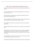 IHMO Ch&period; 10 Test &vert; UPDATED Questions with 100&percnt; Correct Answers&NewLine;