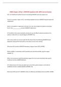 IHMO Chapter 18 Test &vert; UPDATED Questions with 100&percnt; Correct Answers&NewLine;