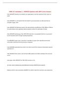 IHMO ch 7 worksheet 1 &vert; UPDATED Questions with 100&percnt; Correct Answers&NewLine;