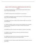 Chapter 8&colon; IHMO True&sol;False Exam &vert; UPDATED Questions with 100&percnt; Correct Answers&NewLine;