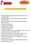 MHA 708 &ndash; Exam D Questions and Answers &ndash; Complete Exam Preparation Material