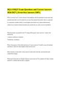 DQA SMQT Exam Questions and Correct Answers&NewLine;2026&sol;2027 &vert;&vert; Error-free Answers 100&percnt;&period;