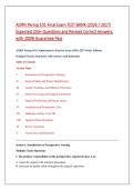 AORN Periop 101 Final Exam TEST BANK &lpar;2026 &sol; 2027&rpar; Expected 250&plus; Questions and Revised Correct Answers&period; with 100&percnt; Guarantee Pass