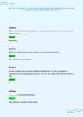 CHEM 162 EXPERIMENT 3 INTERMOLECULAR FORCES COMPREHENSIVE EXAM SCRIPT&NewLine;COMPLETE QUESTIONS VERIFIED SOLUTIONS