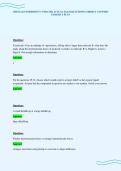 CHEM 162 EXPERIMENT 5 UPDATED ACTUAL EXAM QUESTIONS CORRECT ANSWERS&NewLine;GRADED A PLUS