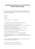 NSG 3450 Mental Health Nursing Exam 1 LATEST EDITION &NewLine;2026 WITH CORRECT ANSWERS&period;