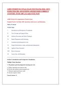 AORN Periop 101 Final Exam TEST BANK &lpar;2026 &sol; 2027&rpar; Expected 250&plus; Questions and Revised Correct Answers&period; with 100&percnt; Guarantee Pass