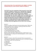 NUR 155 EXAM 300 ACTUAL QUESTIONS AND CORRECT ANSWERS WITH RATIONALE LATEST UPDATE ALREADY GRADED A&plus;