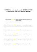 NUR 3450 Exam 1 &vert; Questions with CORRECT ANSWERS &NewLine;LATEST EDITION WITH WELL VERIFIED ANSWERS&period;