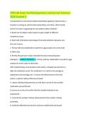 CPPS IHI Exam &vert; Verified Questions and Correct Answers&NewLine;