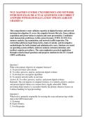 WGU MASTER'S COURSE C702 FORENSICS AND NETWORK &NewLine;INTRUSION EXAM 300 ACTUAL QUESTIONS AND CORRECT &NewLine;ANSWERS WITH RATIONALE LATEST UPDATE ALREADY &NewLine;GRADED A&plus;