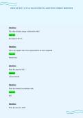 CHEM 210 TEST 8 ACTUAL EXAM PAPER FULL QUESTIONS CORRECT RESPONSES
