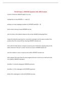ITM 207 Exam &vert; UPDATED Questions with 100&percnt; Answers&NewLine;