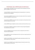 ITM 207 Module 11 Test &vert; UPDATED Questions with 100&percnt; Answers&NewLine;