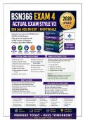 Nightingale BSN 366 Exam 4 Actual Style V3 &vert; BSN366 HESI RN Exit Practice Bank