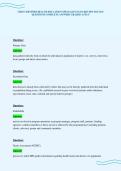 CHES CERTIFIED HEALTH EDUCATION SPECIALIST EXAM REVIEW SOLVED&NewLine;QUESTIONS COMPLETE ANSWERS GRADED A PLUS