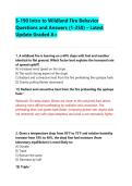 S-190 Intro to Wildland Fire Behavior Questions &NewLine;and Answers &lpar;1-200&rpar; &ndash; Latest Update Graded A&plus;