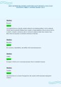 CHES CERTIFIED HEALTH EDUCATION SPECIALIST UPDATED ACTUAL EXAM&NewLine;QUESTIONS CORRECT ANSWERS GRADED A PLUS