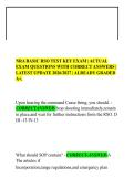 NRA BASIC RSO TEST KEY EXAM &vert; ACTUAL&NewLine;EXAM QUESTIONS WITH CORRECT ANSWERS &vert;&NewLine;LATEST UPDATE 2026&sol;2027 &vert; ALREADY GRADED&NewLine;A&plus;&period;