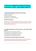 NWCG S-190 Intro to Wildland Fire Behavior &vert; Questions 1-200 Answers Graded A&plus;