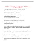 LOG 100 - Life Cycle Logistics Fundamentals &lpar;Module 5&rpar; &vert; UPDATED Questions with 100&percnt; Correct Answers
