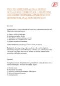 TNCC 9TH EDITION FINAL EXAM NEWEST  ACTUAL EXAM COMPLETE ALL 110 QUESTIONS  AND CORRECT DETAILED ANSWERSTNCC 9TH  EDITION FINAL EXAM NEWEST UPDATE&excl;&excl;&excl;