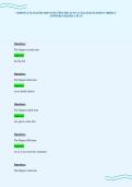 CHIPOTLE MANAGER SERVSAFE UPDATED ACTUAL EXAM QUESTIONS CORRECT&NewLine;ANSWERS GRADED A PLUS