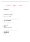 Math 115 Final Exam &vert; UPDATED Questions with 100&percnt; Answers&NewLine;