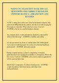 NASM-CNC EXAM TEST BANK 2026 ALL&NewLine;QUESTIONS AND CORRECT DETAILED&NewLine;ANSWERS RATED A &plus; &vert;BRAND NEW AND&NewLine;REVISED