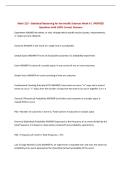 Math 225 - Statistical Reasoning for the Health Sciences Week 4 &vert; UPDATED Questions with 100&percnt; Correct Answers