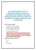 WGU D425 INTRODUCTION TO&NewLine;CHEMISTRY PREP EXAM 2026 ALL&NewLine;QUESTIONS AND CORRECT DETAILED&NewLine;ANSWERS WITH RATIONALES ALREADY A&NewLine;GRADED WITH EXPERT FEEDBACK &vert;NEW&NewLine;AND REVISED