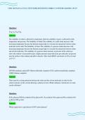 CHM 142 EXAM ACTUAL TEST PAPER QUESTIONS CORRECT ANSWERS GRADED A PLUS