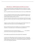 MATH 302 Exam &vert; UPDATED Questions with 100&percnt; Correct Answers&NewLine;