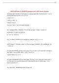 MATH 302 Exam 2 &vert; UPDATED Questions with 100&percnt; Correct Answers&NewLine;