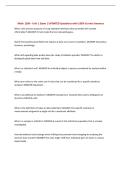 Math 1280 - Unit 1 Exam &vert; UPDATED Questions with 100&percnt; Correct Answers&NewLine;