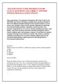 TEXAS RS STUDY GUIDE 2025&sol;2026 EXAM 300 &NewLine;ACTUAL QUESTIONS AND CORRECT ANSWERS &NewLine;WITH RATIONALE LATEST UPDATE 