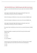 MATH 3339 STATISTICS Exam &vert; UPDATED Questions with 100&percnt; Correct Answers&NewLine;