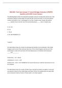 MBA 680 - Final Exam Quizzes 1-7 Central Michigan University&vert; UPDATED&NewLine;Questions with 100&percnt; Correct Answers