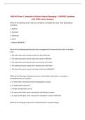 MCB 450 Exam 1 University of Illinois Urbana-Champaign &vert; UPDATED Questions with 100&percnt; Correct Answers&NewLine;