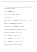 MCB 450 Test 1 Topics &vert; UPDATED Questions with 100&percnt; Correct Answers&NewLine;