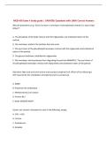 MCB 450 Exam 4 Study guide &vert; UPDATED Questions with 100&percnt; Correct Answers&NewLine;