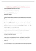 ME215 Final Exam &vert; UPDATED Questions with 100&percnt; Correct Answers&NewLine;