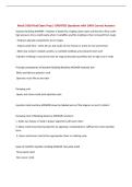 Mech 3503 Final Exam Prep &vert; UPDATED Questions with 100&percnt; Correct Answers&NewLine;