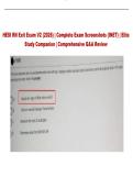 HESI RN Exit Exam V2 &lpar;2026&rpar; &vert; Complete Exam Screenshots &lpar;INET