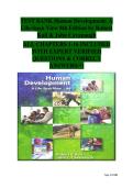 Human Development &ndash; A Life-Span View &lpar;8th Edition&rpar; by Robert Kail & John Cavanaugh &vert; Complete Test Bank with Verified Answers and Practice Exam Questions